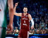 K.Porzingis pirmąjį tritaškį pataikė tik ketvirtajame mače (FIBA nuotr.)