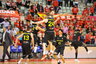 Belgijos klubas švenčia pateiktą staigmeną (FIBA Europe nuotr.)