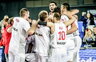 Gruzijos rinktinė švenčia pergalę (FIBA Europe nuotr.)