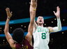 K.Porzingis stokojo taiklumo, bet taškų prisirinko (Scanpix nuotr.)