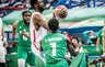 Nigerijos rinktinė tvarkosi su koronavirusu (FIBA nuotr.)