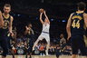 K.Porzingis užstojo prancūzą (Scanpix nuotr.)