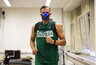 P.Jankūnas su kitais žalgiriečiais jau rengiasi sezonui (nuotr. Žalgiris)